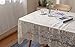 GEFEII White Lace Tablecloth Rectangular for Rectangle Table Crochet Lace Tablecloths Oblong Table Covers Christmas Lace Tablecloth 60