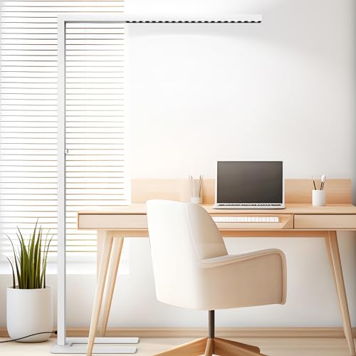 Sterren 77" LED Floor Lamp, Dimmable, 7350LM, 4000K, White