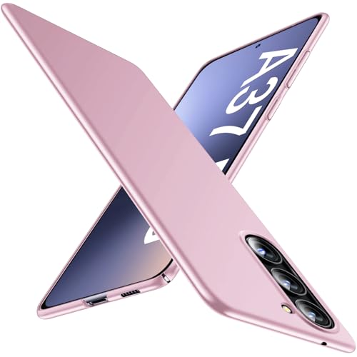 Coque Samsung Galaxy A37 antichoc rigide robuste fine motif mat rose