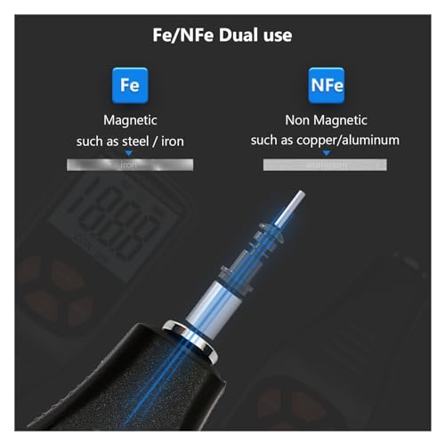 Instrument de mesure de la peinture pour détecter le mastic caché sur l'auto - 6
