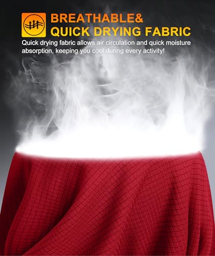 Image of Men's Quick-Dry Sportswear T-Shirts,4 /6 Pack Breathable Moisture Wicking Gym Tops for Training & Workout,Short Sleeve Tees