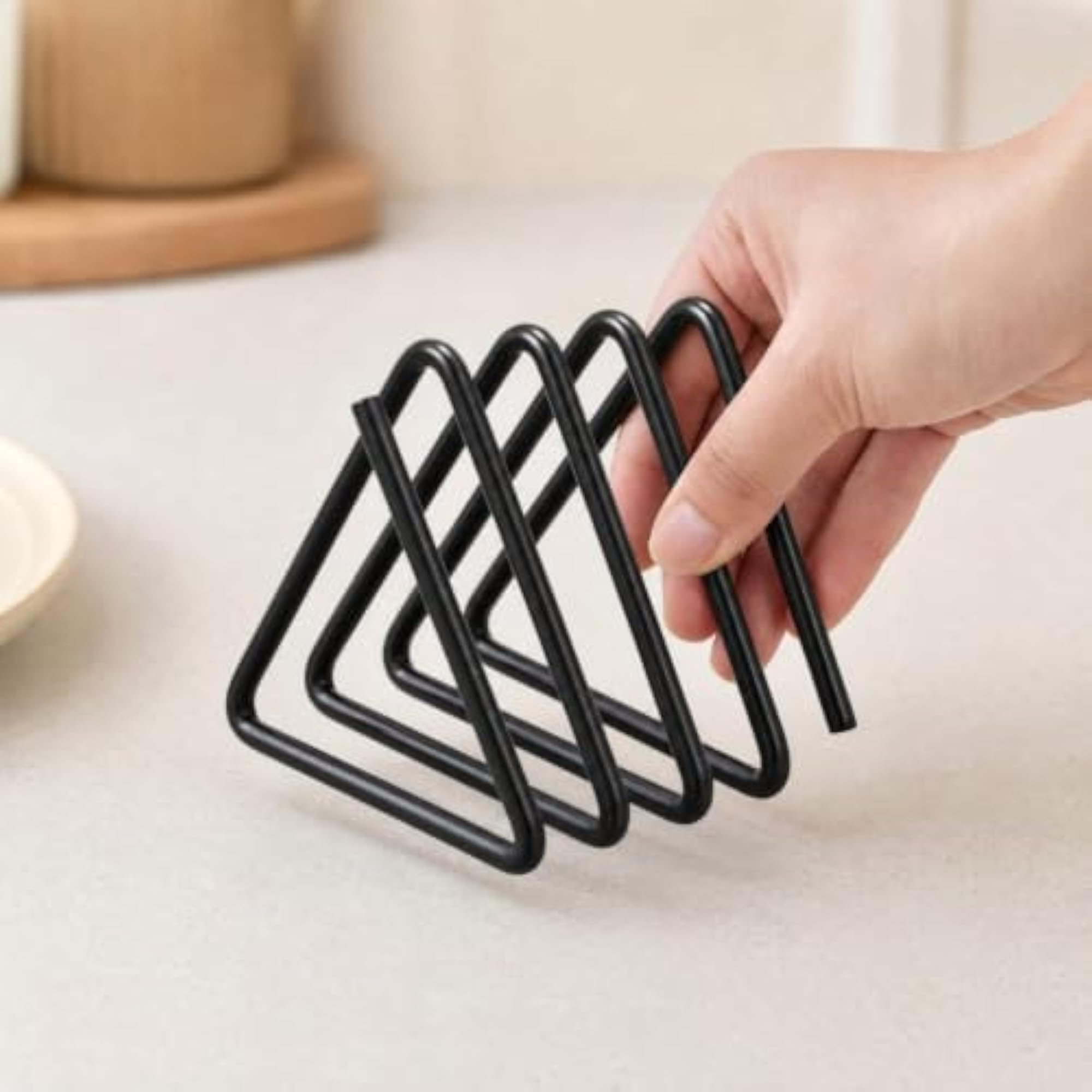 Compact Freestanding Cutting-Board Storage Rack