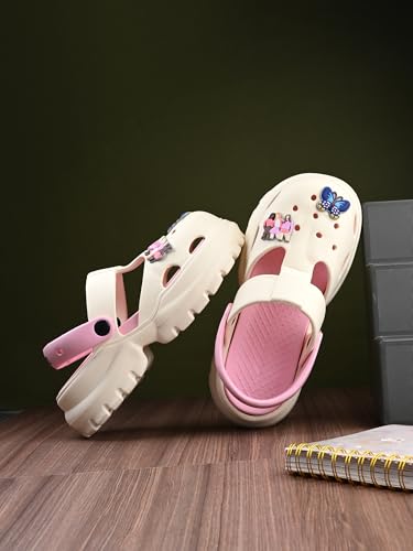 Image of DOCTOR HEALTH SUPER SOFT Stylish and Light Weight & Waterproof Anti Skid Women Clogs with Cushioned Footwear || Comfortable with Adjustable Back Strap Women Clog Everyday Wear