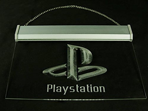 Bayyon Playstation Store Games Shop Advertising Led Light Sign 12x8Inch
