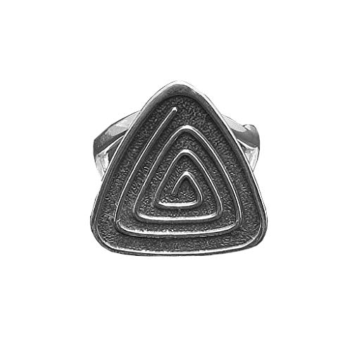 Bague en argent spirale 925 ajustable R000768 : fini les erreurs de taille