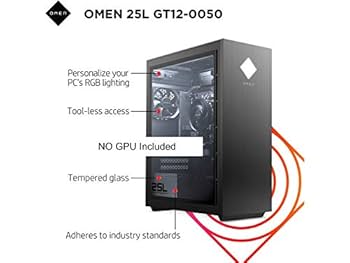 Amazon.com: HP OMEN 25L Gaming Desktop PC WITHOUT GPU, AMD 8