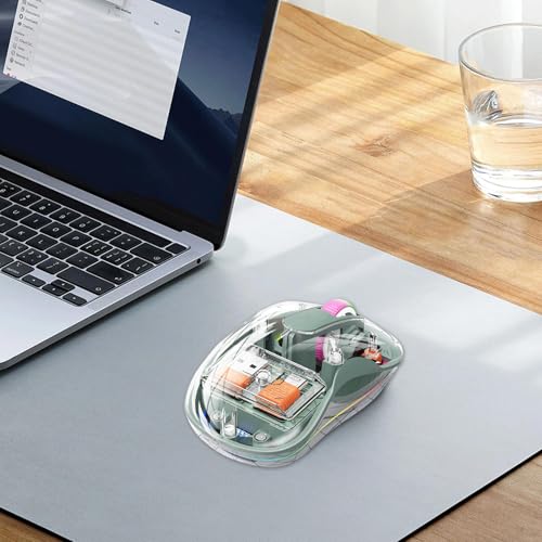 Control de computadora inalámbrico trimodal con luces RGB y clic silencioso para tabletas 2