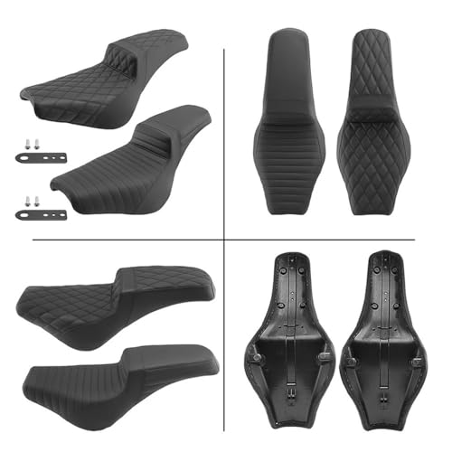 Asiento modificado Softail de doble altura con espuma ergonómica 6