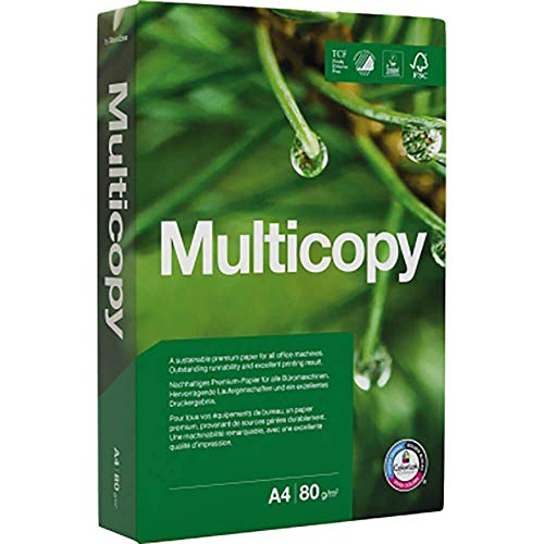 Kopierpapier MultiCopy, A4, 80 g/qm, Weißegrad 168 CIE, weiß Cover