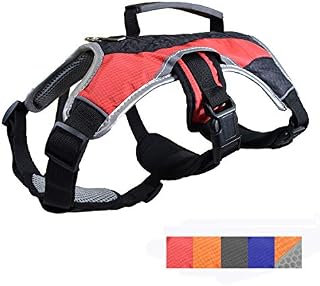 Peak Pooch Dog Support Harness Vest, No Pull with Reflective Trim and Padded