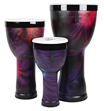 Less than half the weight of traditional hand percussion drums Sympatico heads designed to integrate with our existing line of Freestyle II Drums Available individually or in a set of 3 sizes Easy to clean Heads can be removed and played like hand dr...