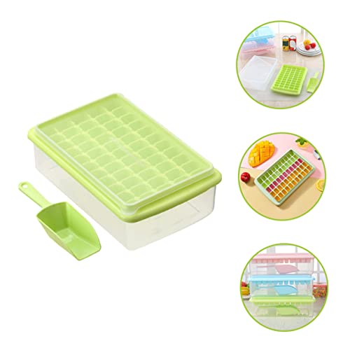 Molde para cubitos de hielo plástico con tapa y pinzas miniatura 7