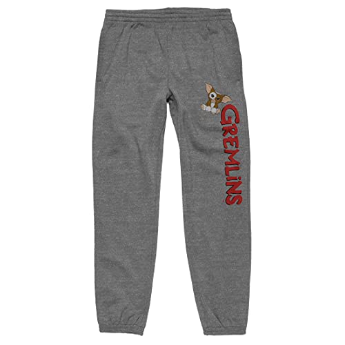 Gremlins Classic Movie Unisex Text Graphic Print Black Sweatpants