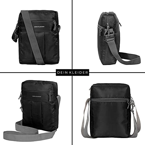 DEIN-KLEIDER-Nylon-Crossbody-Messenger-Sling-Pouch-Bag-for-Men-Women