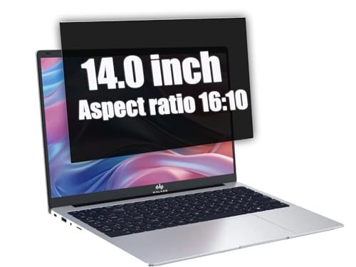 NAXTON® Privacy Screen guard for LAPTOP 14 INCH (aspect ratio 16:10) FIX TYPE - No Eye Strain | Anti Blue Light + Anti Glare | No Dry Eyes | Privacy Screen [Bubble Free], [Anti-Scratch], Customised for full Screen cover - NOT A TEMPERED GLASS (14.0 INCH (aspect ratio 16:10))