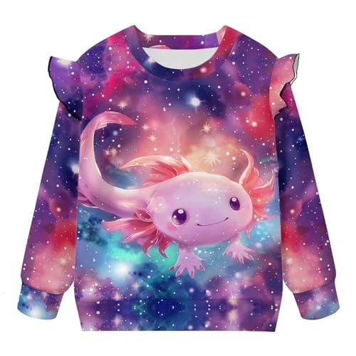 Girl's Sweatshirt Long Sleeve Drop Shoulder Pullover Tops4