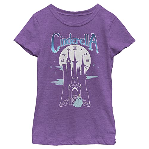 T-shirt Disney Princess violet doux pour la peau sensible