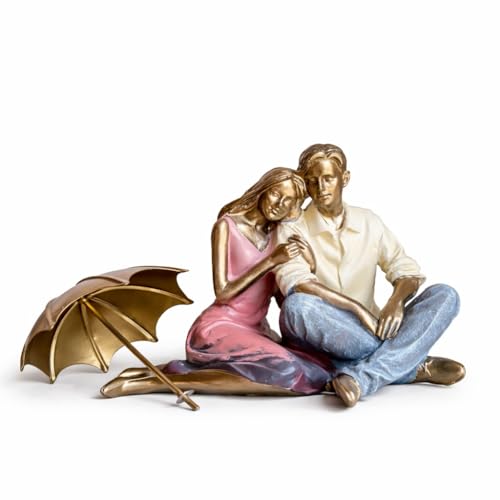 Image of ARMONIA Eternal Romantic Couple Showpiece | European Polystone Love Figurine Home Decor | Best Valentine's Day Gift for Girlfriend, Wife & Couples | Wedding & Gift Item