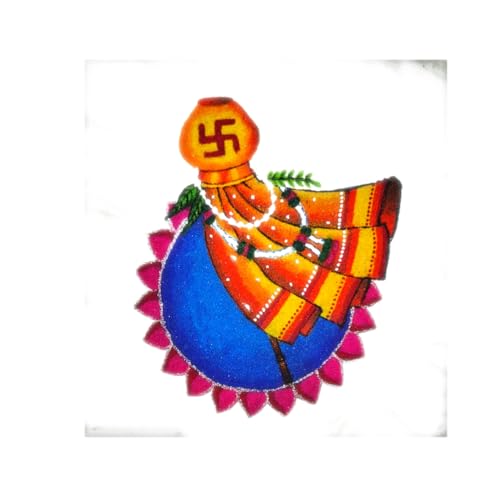 Gudi Padwa Ready Rangoli Patch A4.