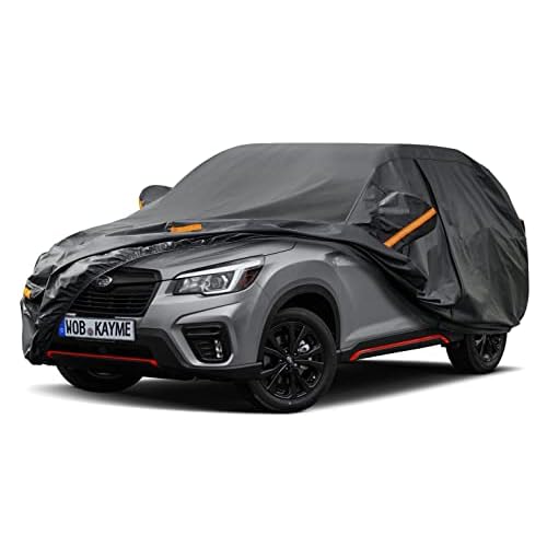 Kayme Hail Protector Car Cover, Anti Hail Multilayer Thickened Full Car Cover,Outdoor Waterproof All Weather Custom Fit Porsche 911, Honda Civic, Toyota Corolla, Nissan Sentra, Mazda 3, Audi