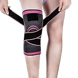 Vitoki Knee Braces for Knee Pain, 1 Pack Knee Compression Sleeve, Knee Support for Sports Workout Weightlifting Basketball, Knee Sleeve for Joint Pain and Arthritis Relief
