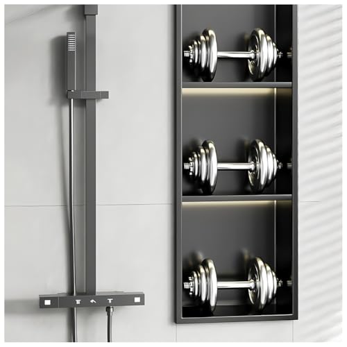 Étagère de douche LED étanche en acier inoxydable pour optimiser le rangement