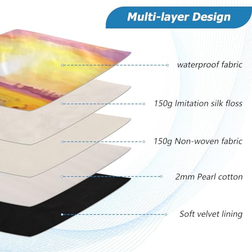 Funda para portátil con pintura de girasoles rurales para laptops 13-14 pulgadas miniatura 4