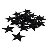 Set Di 24 Stelle Di Fienile Rustiche In Metallo Arrugginito - Decorazioni Country Per Casa E Fai Da Te - 3,8 Cm