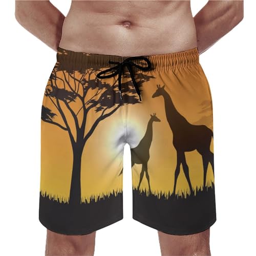 Maillot de bain séchage rapide pour homme avec poches et cordon