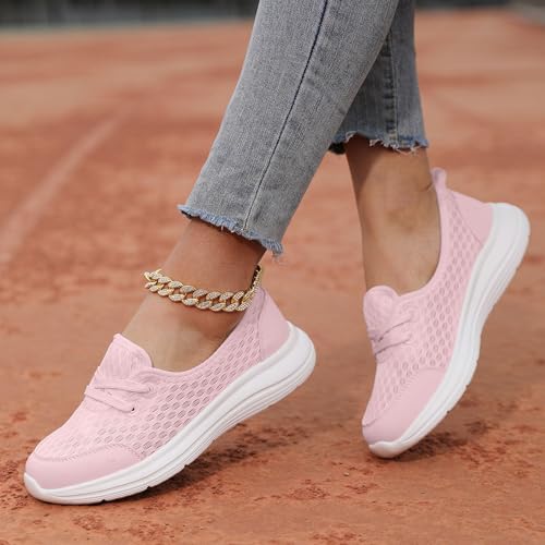 Danisfas Shoes, Women Arch Support Orthopedic Sneakers, Breathable Slip-On Walking Shoes,Non-Slip Low Top Casual Shoe2