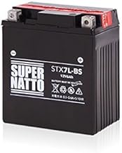 SUPER NATTO / STX7L-BS (Compatible with YTX7L-BS GTX7L-BS FTX7L-BS FTX7L-BS KTX7L-BS) Sealed MF (Gyro Canopy V-TWIN Magna Hornet 250 Celo 225 Lead 110 Dio110 Glass Tracker (NJ4BA) D Tracker/X) 7L-BS