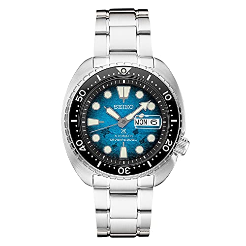 Colore struttura: Argento. Seiko Orologio automatico analogico da uomo con cinturino in acciaio inossidabile SRPE39K1, bianco, Bracciale