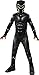 Avengers Costume da pantera nera per bambini, Black Panther, Nero, S