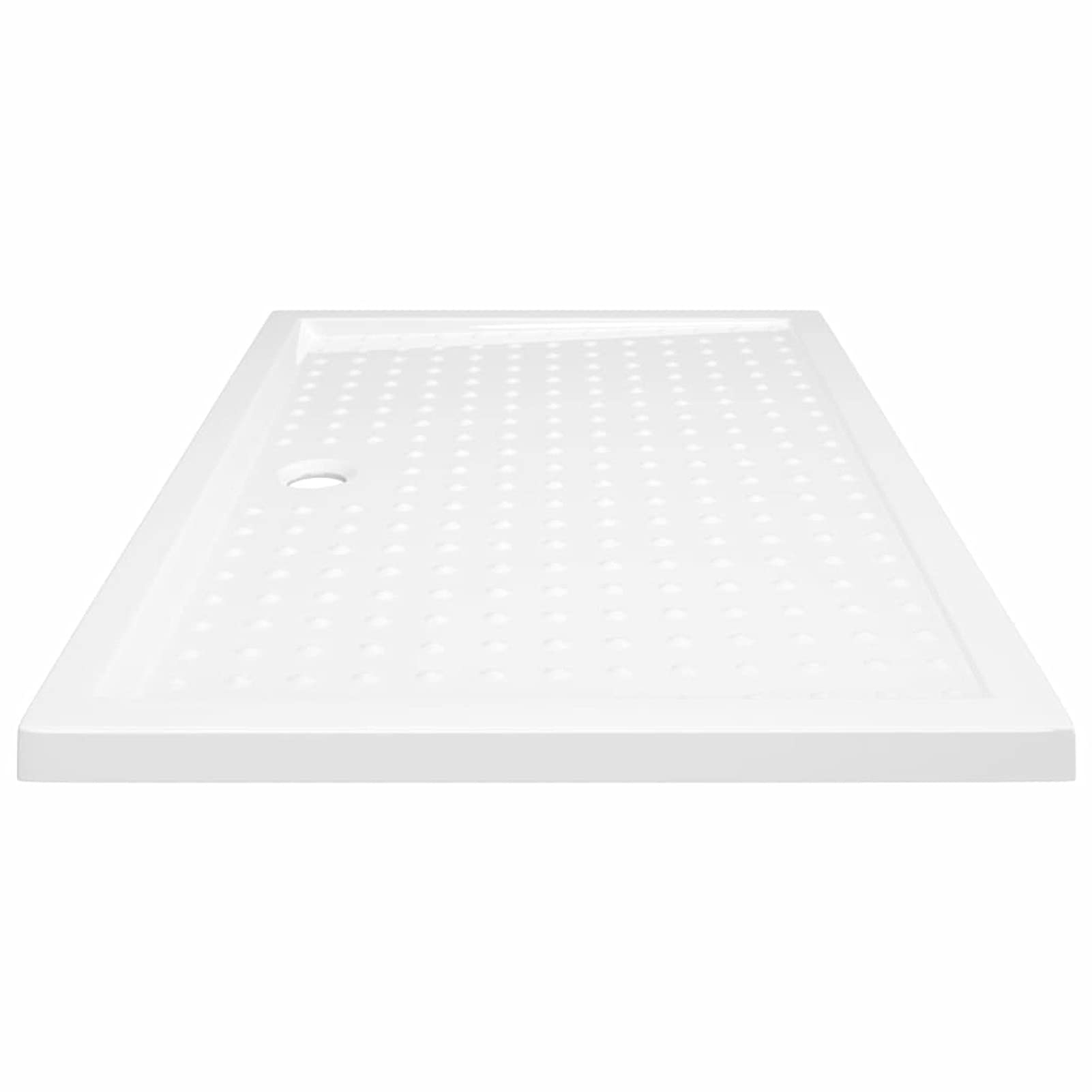 Plato de Ducha con Puntos ABS Blanco 80x120x4 cm Mamparas De Ducha Plato Rectangular