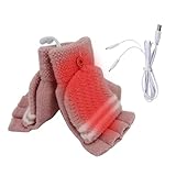 Genérico Elektrische beheizte Handschuhe, beheizte Handschuhe für den Winter, USB-beheizte Handschuhe für kaltes Wetter, Winter-Skihandschuhe, Voll- und Mittelfinger