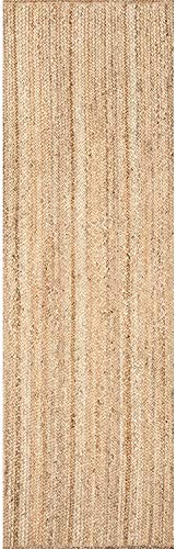 Beautiful Indian Handmade Braided Home Decor Pure Jute Area Rugs Floor Decor Rugs (Natural, 2' Round) #TOP3