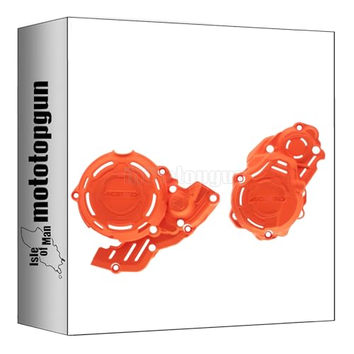 Protections carter x-power orange évite les fissures moteur KTM EXC-F 350