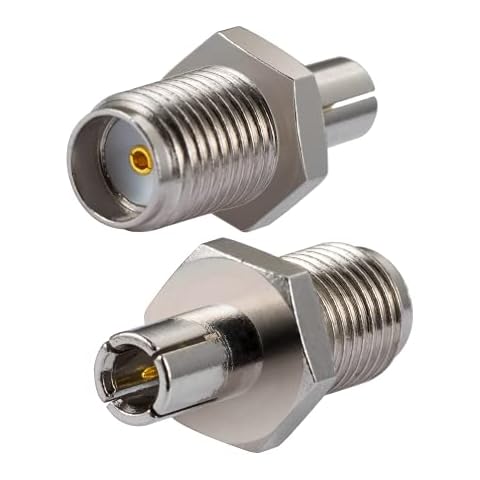 Vecys Adaptador de Antena SMA a TS9 2 Piezas Cover