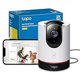 Tapo C225 2K 4MP QHD Indoor Camera, Pan/Tilt Security Camera, HDR Live View, 360°Panoramic View, CCTV Camera No Monthly Fee, AI Detection, Two-way Audio, Night Vision, Works with Alexa & Google