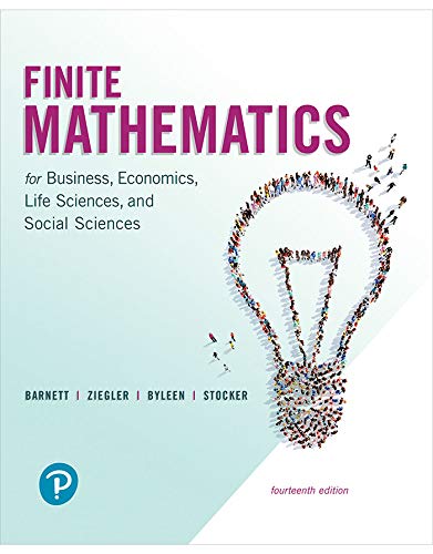 Finite Mathematics for Business, Economics, Life Sciences, and Social Sciences (2-downloads)