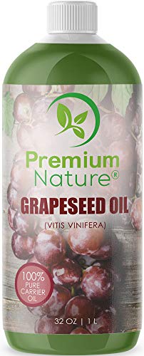 Grapeseed Oil Pure Carrier Oil - Cold Pressed Grape Seed Extract Oil