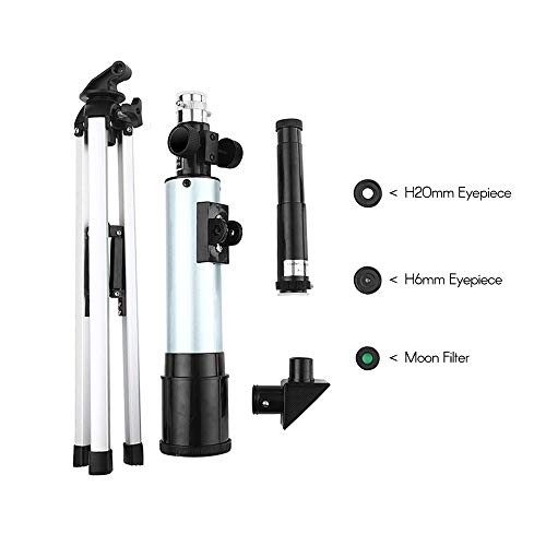 fantaxi Telescópio astronômico Telescópio portátil compacto de ampliação de 90X com tripé ajustável