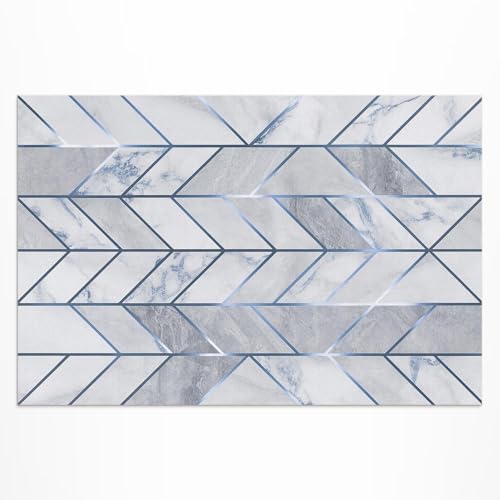 Tapis de balcon imperméable en PVC pour sol extérieur rectangle - 2