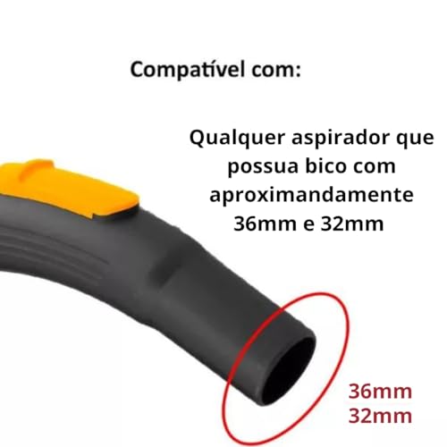 Bocal Bico Para Extratora E Aspirador De Pó Universal Sem Gatilho Premium