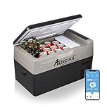 Alpicool G22 22L Compressor Car Fridge Freezer, DC 12v Camping Refrigerator, Portable Mini Cool Box for TruckCampervanRVBoat, -20℃ to 20℃