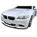 Front Bumper Lip Compatible With 2011-2016 BMW F10 5 Series HM/H Style Carbon Fiber (CF) Spoiler Splitter Valance Fascia Cover Guard Protection Conversion by IKON MOTORSPORTS, 2012 2013 2014 2015
