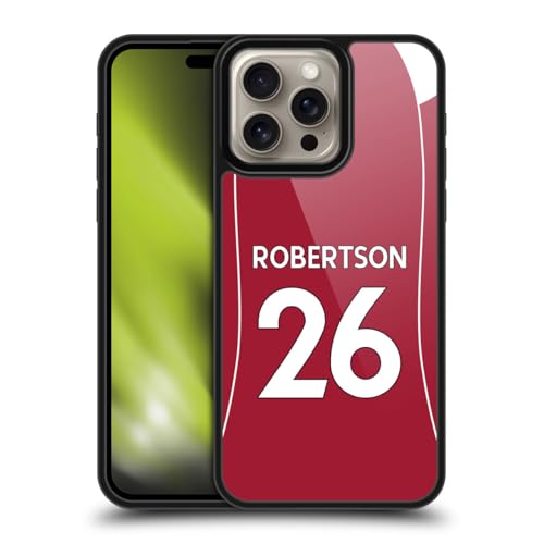 Coque iPhone 16 Pro Max gel renforcé Liverpool FC Robertson
