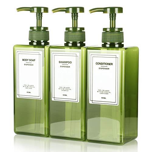 Iretion シャンプーボトル ディスペンサー 詰め替えボトル 折りたたみ式ロートおまけ付き 600ml 3本セット ブラウン のレビュー クチコミとして参考になる投稿2枚 Roomclip ルームクリップ