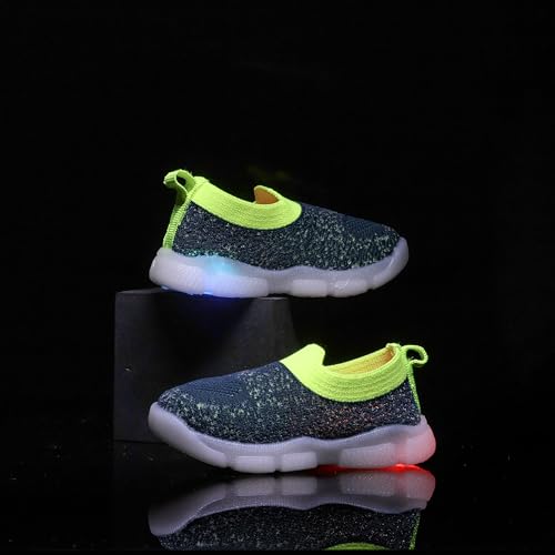 Image of ASIAN Sparkle-01 Kids LED Shoes for Boys & Girls with Soft Knit Material | Lightweight and Easy Slip-On Fit