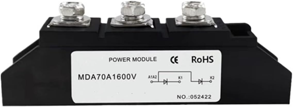 MDA25A 40A 55A 70A 90A 110A 130A 135A 160A 182A 200A 300A 500A1600V One in Two Out Anti-Reverse Anti-Reverse Diode Module(MDA40A1600V)